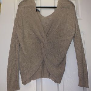 Open Back/Front Fashionable Sweater
